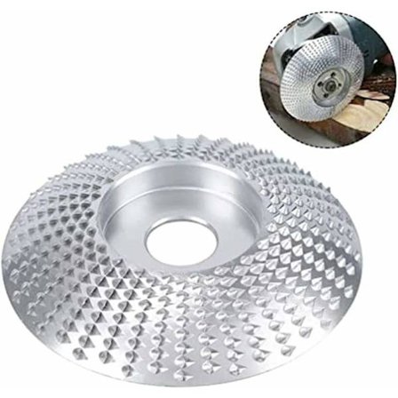 Treskjæringsskive for vinkelsliper, treskjæringsformingsskive, treslipeskive, kan brukes til trebearbeiding, sliping, skjæring(Silver Arc
