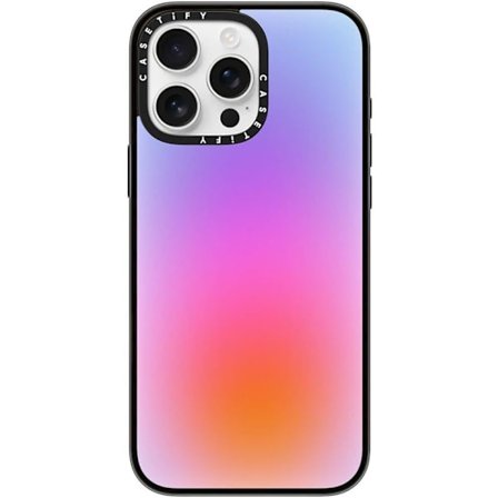CASETiFY Kompakt iPhone 16 Pro Max Skal [1,2 m. 2X Militärklassat Fallskydd/Smal/Lättvikt] - Color Cloud - Klar Svart