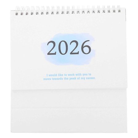 Mini skrivebordskalender 2026 Flip skrivebordskalender for daglig planlegging