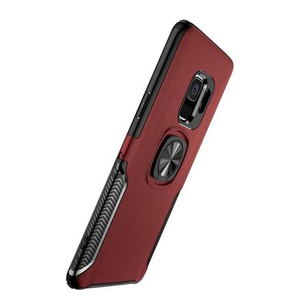 Samsung Galaxy S8+ - Skal Med Ringhållare (leman) Röd