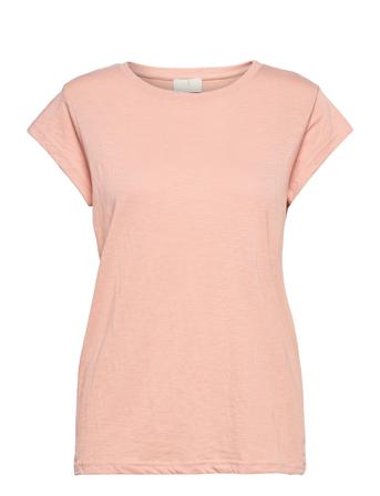 Leti T-Shirt T-shirt Top Lyserød Minus