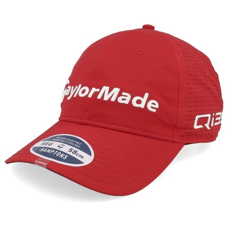 Taylor Made - Röd unconstructed Keps - Tour Litetech Hat Red Dad Cap @ Hatstore
