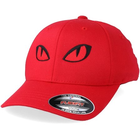 Kinder Kiddo Cap - Rot flexfit Cap - Kinder Snake Eyes Red Flexfit @ Hatstore