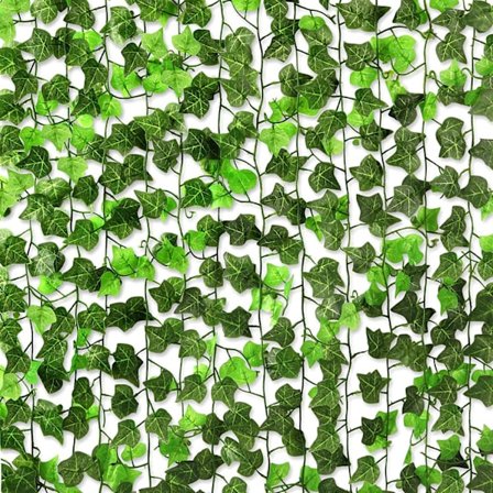 Tekoinen muratti lehdet keinotekoinen vihreys roikkuva kasvi viiniköynnös makuuhuoneen seinäkoriste häät juhla huone Astethic tavarat