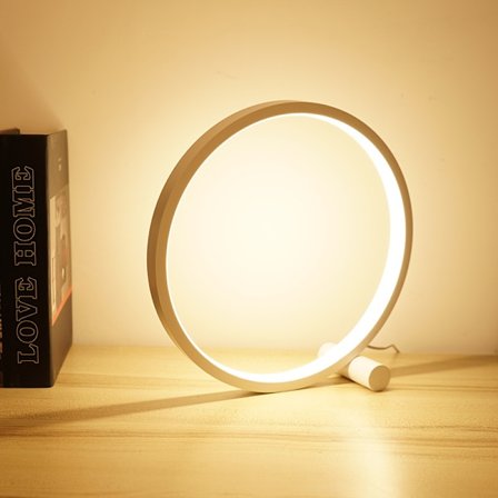 Dimbar Circle LED Skrivbordsbord Läslampa - Eye Carin