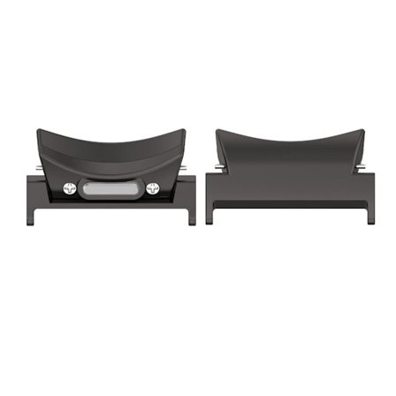 2st Remadapter Klockbandskontakt SVART 20MM - stock