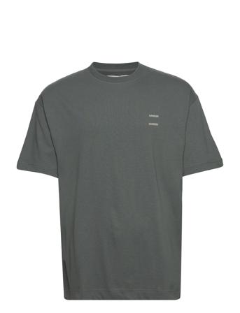Joel T-Shirt 11415 T-shirts Short-sleeved Harmaa Samsøe Samsøe