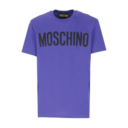 Moschino, T-shirt Niebieski, Mężczyzna, Rozmiar: S
