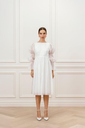 Midikleid Fleur aus Organza