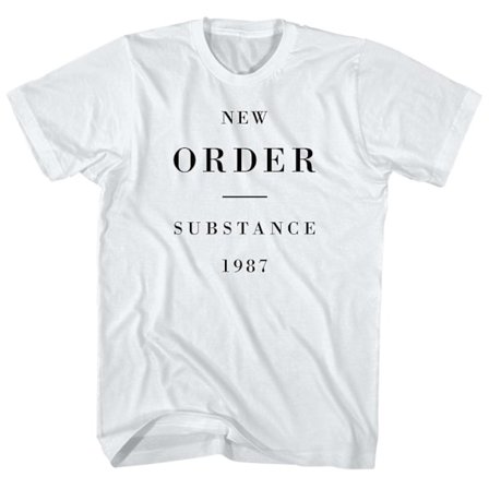 New Order T Shirt Substans 1987 Album Art New Order Shirt