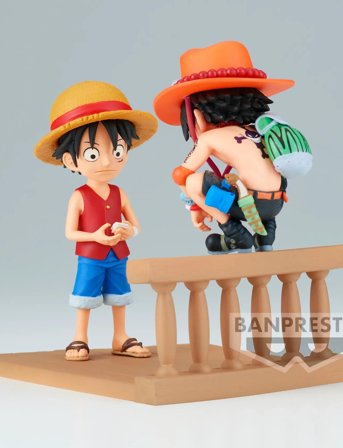Banpresto Banpresto One Piece Monkey.d.luffy & Portgas.d.ace - Yellow - ONE SIZE