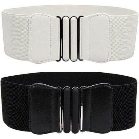 Leveä joustava pluskokoinen vyö naisille vyötärövyö joustava vyötärönauha