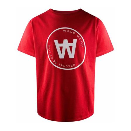 Wood Wood T-Shirts röd, Herr, Herr, Storlek: L