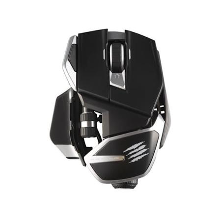 Madcatz R.A.T. DWS trådløs gamingmus - Langtidsholdbart batteri - 16000 DPI bluetooth gaming mus - 14 programmerbare knapper Grå