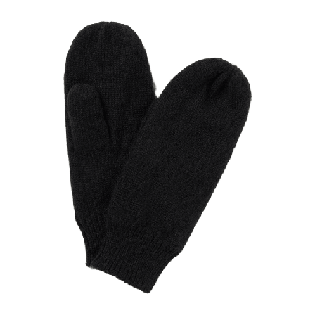 Å WOMAN Stickade tumvantar MARIE Vantar & handskar Svart ONESIZE