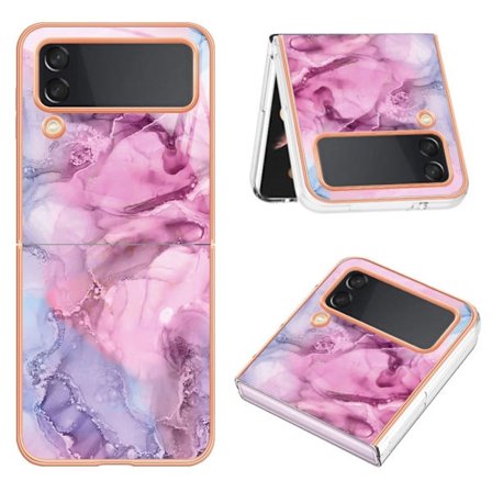 Marble Samsung Galaxy Z Flip3 5G Suojakotelo - Rose