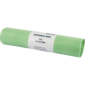 SØPPELSEKK BIO 50L GRØNN