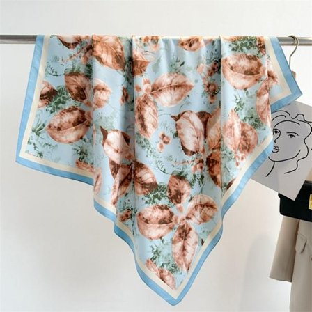 Strandsjal 90x90cm Sidensjal 5 5