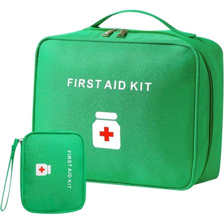 2-pak medicinopbevaringspose, vandtæt tom nødhjælpsmedicin