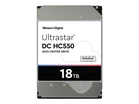 WD Ultrastar DC HC550 18TB SAS 12Gb/s WUH721818AL5204, demo