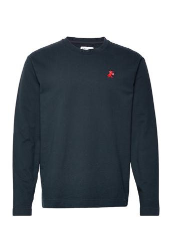 Voleur Long Sleeve Designers T-shirts Long-sleeved Navy Libertine-Libertine
