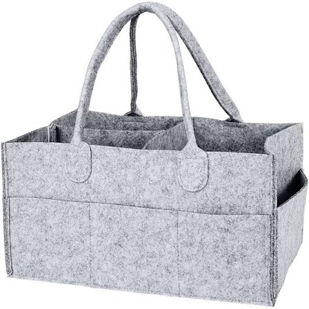 Hopfällbar baby (ljusgrå)