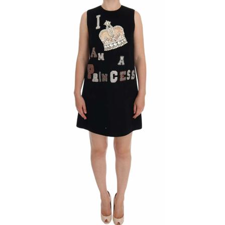 Dolce & Gabbana Short Kjole Sort, Dame