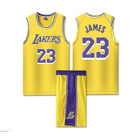 #23 Lebron James Baskettröja Set Lakers Uniform V