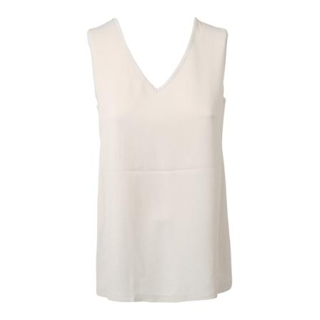 Fabiana Filippi, Silk top with monili Szary, Kobieta, Rozmiar: S
