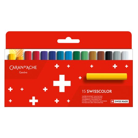 Caran d'Ache Swisscolor Pastel crayons 15-set