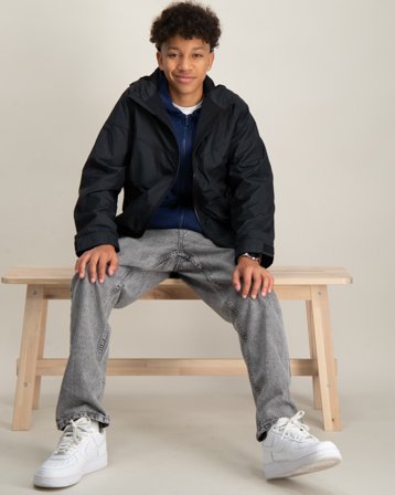 Nike K NSW RPL WR JKT EO SR Schwarz Jacken Jungen - Kids Brand Store