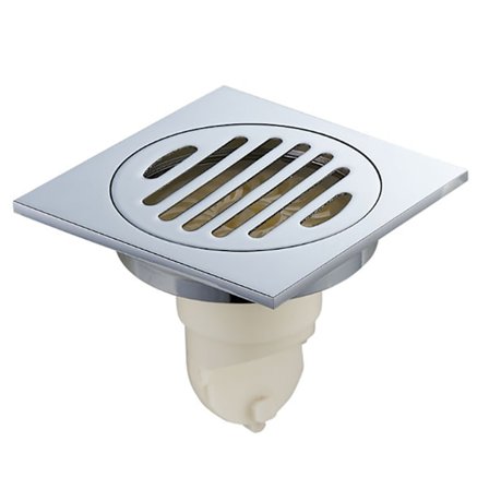 Gulvavløp anti-lukt dusjavløp anti-tett hårstopper dryppskål sil avløpsbeskytter bad toalett badekar flisinnlegg gulvavløp med avtagbart sildeksel