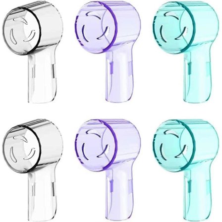 6 kpl hammasharjan pääsuojuksia, jotka ovat yhteensopivia Oral B iO -harjaspäiden kanssa, sopivat Oral B iO -sarjan iO5-9 -malleihin, pölytiivis 