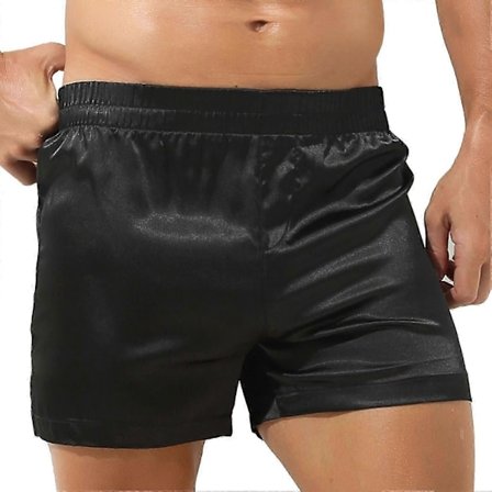 Herr Silke Satin Boxershorts Underkläder Sov Pyjamas Lounge Shorts