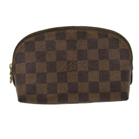 Louis Vuitton Vintage, Brown Canvas Louis Vuitton Poche Toilette Bruin, Dames, Maat:ONE Size