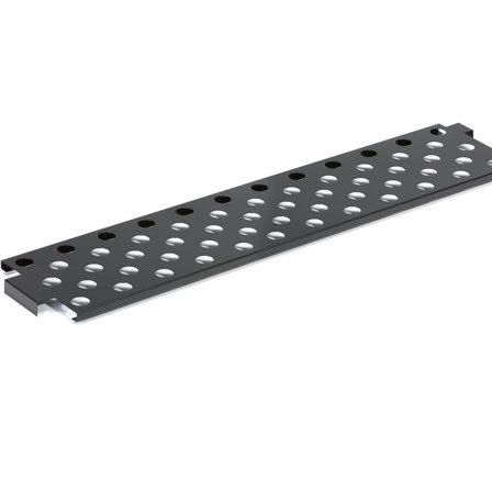 Skohylle for sittebenk, L1500 D275 mm, svart