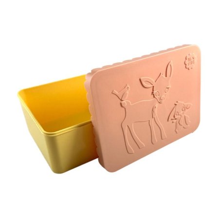 Blafre Matboks 1-rom Plast Rådyr_Fersken