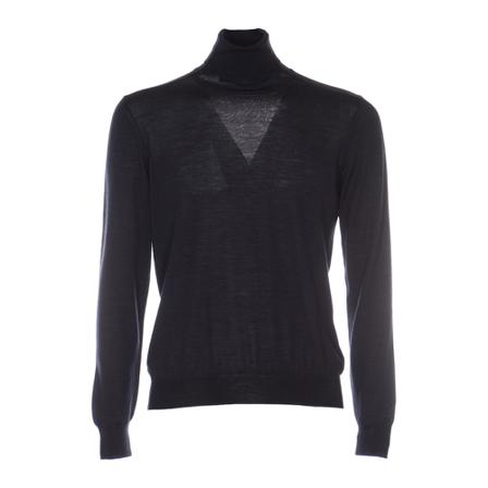 Tagliatore Turtlenecks svart, Herr Stickade tröjor, Herr, Storlek: M
