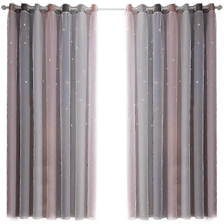 Voile Ains -silmukkaverho sänkyyn, patiolle