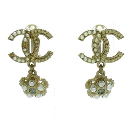Chanel Vintage Pre-owned Metall rhngen gul, Dam Vintage Smycken, Dam, Storlek: ONE SIZE