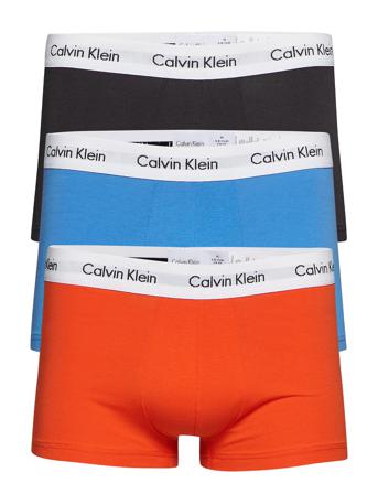 3P Low Rise Trunk Boxerkalsonger Multi/mönstrad Calvin Klein