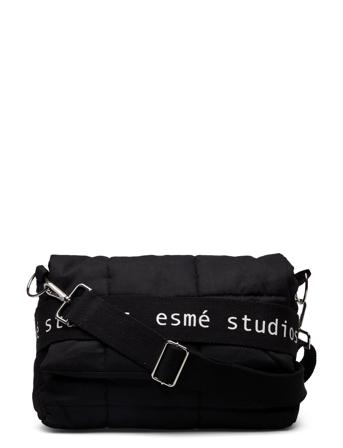 Esnadja Quilt Clutch Bag Bags Crossbody Bags Svart Esme Studios*Betinget Tilbud