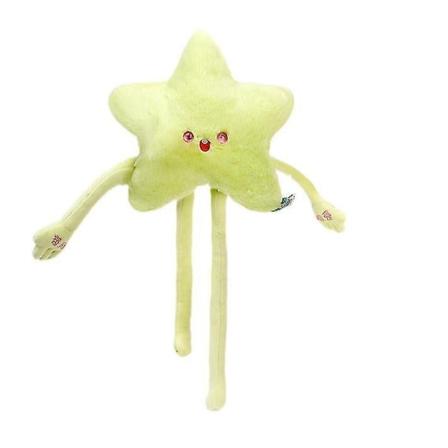 Plushdyr Leke Stjerne Plussveske Jenter Barn Kawaii Skulderveske Mote Skulderveske Bursdag Jul Gave-23cm Grønn Green