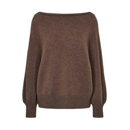 O'tay, Round-neck Knitwear Bruin, Dames, Maat:XL