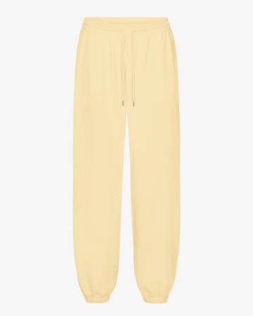 Organic Relaxed Sweatpants - Soft Yellow - Female - S