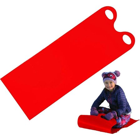 Lett sammenrullbar kjelke, bærbar rullekjelke med håndtak, fleksibel sammenrullbar kjelke, lett teppe snowboardkjelke for voksne og barn