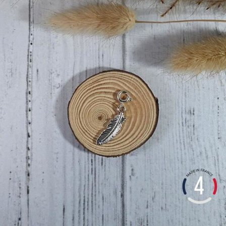 Hängen - MADE IN FRANCE - Silverpläterade - 4. Plume india