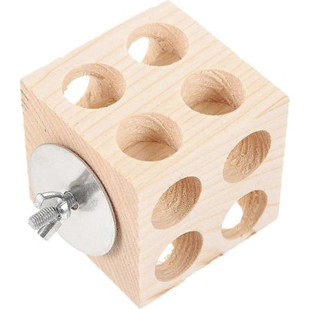 Fugle Træklods Tygelegetøj Fugletræningslegetøj Fugle Bidelegetøj Træ Bidelegetøj