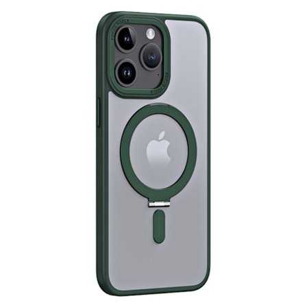 Matte iPhone 15 Pro Max case - Magsafe- Green