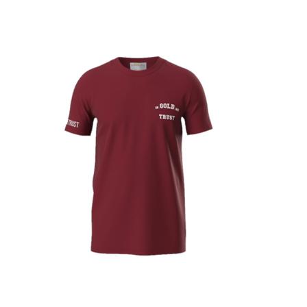 In Gold We Trust, T-Shirt Rood, Heren, Maat:92 CM